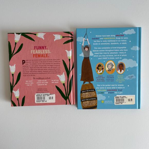 Historic Women Book Lot: League of Extraordinarily Funny Women + Women Who Dared - Picture 2 of 4